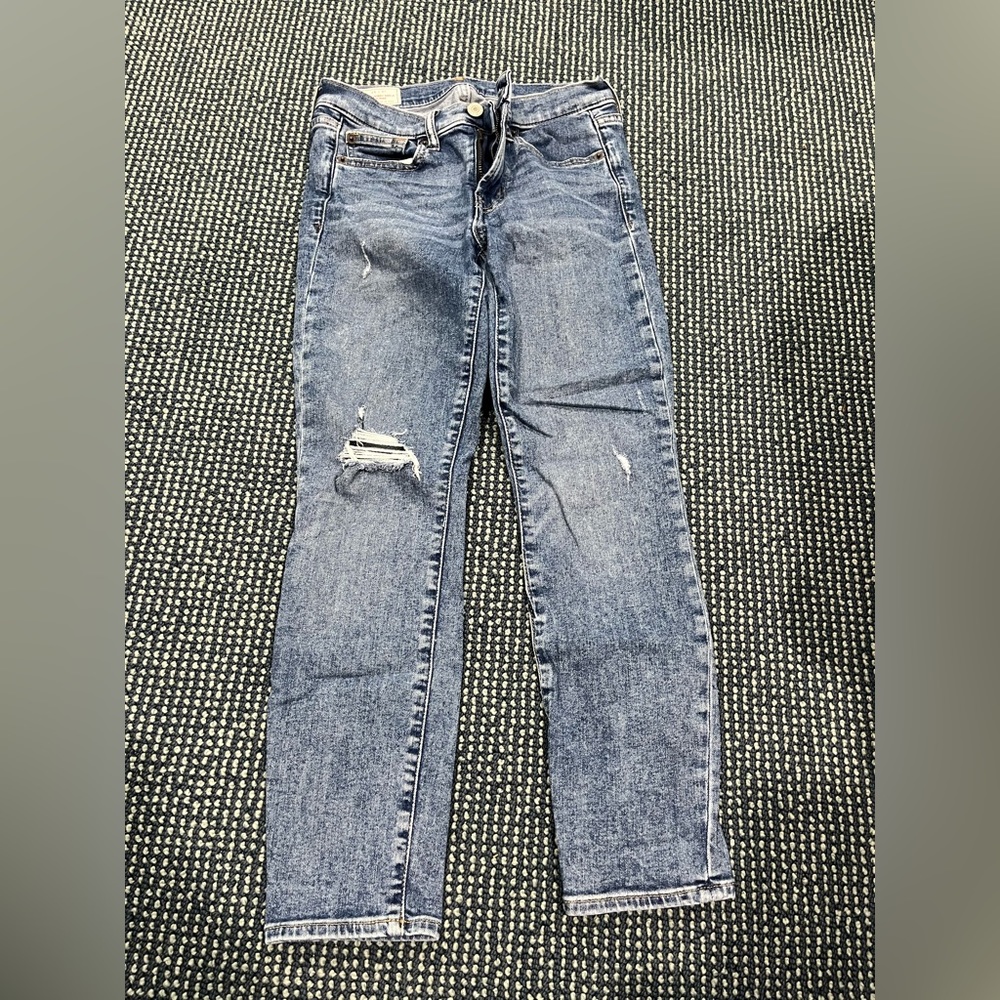 GAP true skinny ankle mid rise jeans